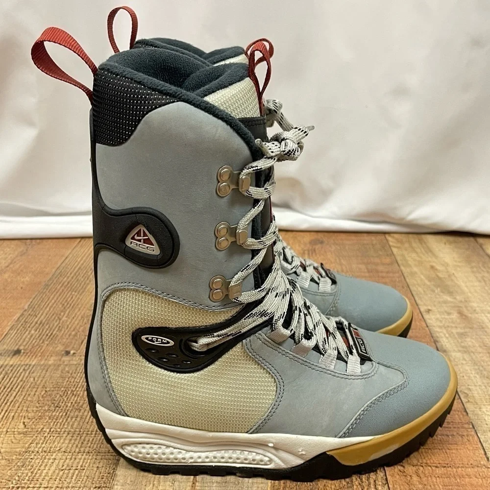1999 Vintage Nike Air ACG Size 8 Pumroi Snowboard Boots Ski Fall Winter